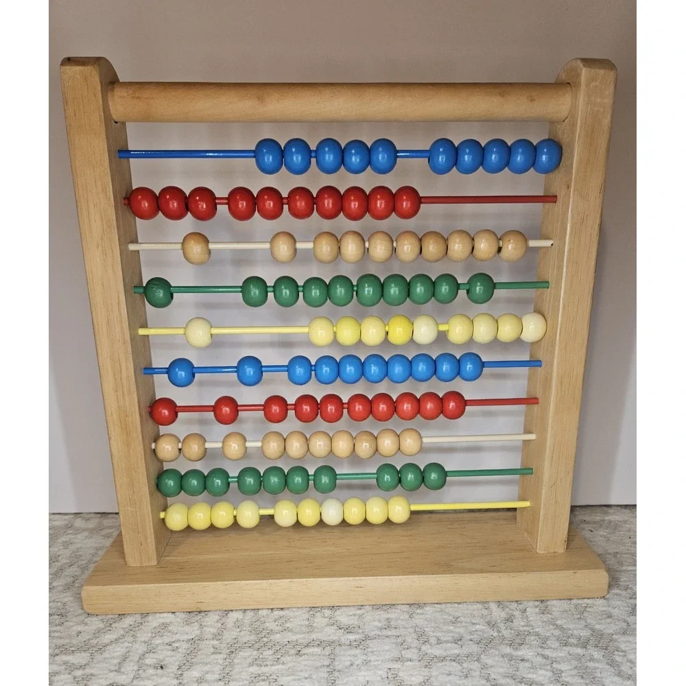 Melissa & Doug‎ Colorful Wooden Abacus For Learning Math